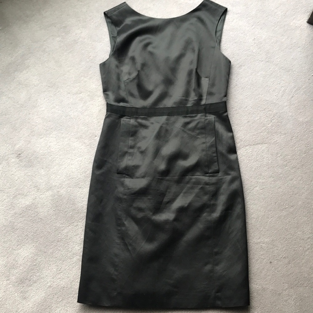 Marc Jacobs short cocktail dress black shiny 4